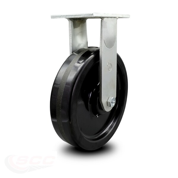 12 Inch Extra Heavy Duty Phenolic Wheel Rigid Top Plate Caster